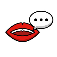 Poster - Gossip icon. Rumor icon. Vector.