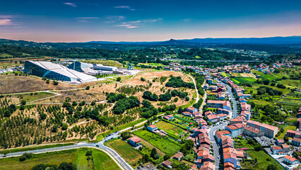 Wall Mural - Santiago de Compostela España Galiza Catedral Peregrinación Camino Praza Rúa Arquitectura Ciudad Cidade Cultura Galiza Galicia Seminario Mercado Pórtico Parque Hostal Torre Universidad Mosteiro Museo 