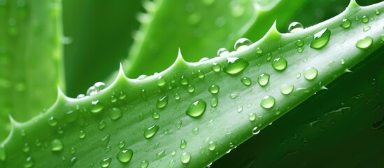 Sticker - Aloe Vera from a natural farm used in cosmetics