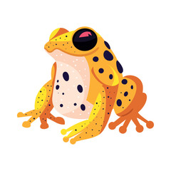 Wall Mural - frog illustration isolated