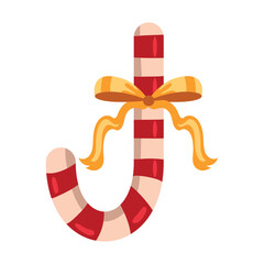 Sticker - christmas candy cane