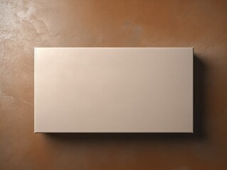 Wall Mural - blank paper box mockup