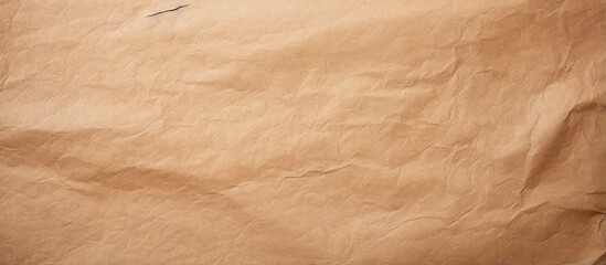 Poster - Texture of crumpled vintage paper isolated pastel background Copy space
