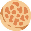 Crumpet icon illustration