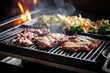 © Alfazet Chronicles - cooking bulgogi on a korean grill