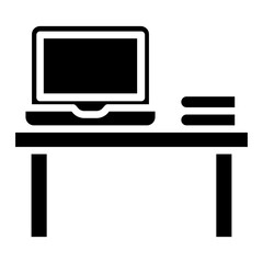 Sticker - Solid Laptop Desk icon