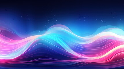 Canvas Print - Neon Waves