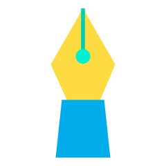 Poster - Flat Creative Pencil icon