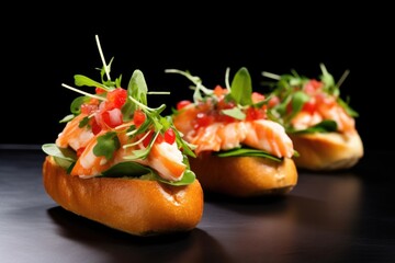 Poster - a duo of mini lobster rolls