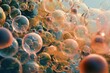 Air bubbles. Generative AI