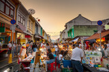 Fototapeta Paryż - Phuket Walking Street night market in Phuket