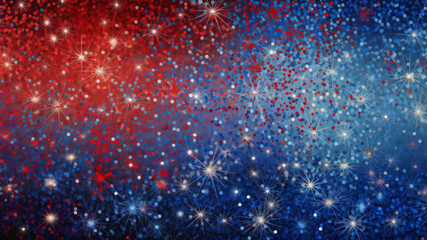 Poster - Fireworks background.
