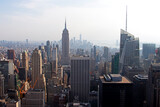 Fototapeta Miasta - Skyilne of Manhattan, New York City
