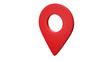 Indicador de localización de una ubicación en mapa GPS