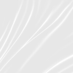 Wall Mural - Abstract white cloth background.
