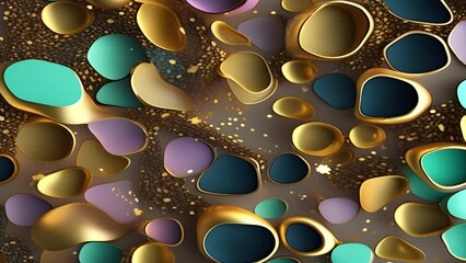 Wall Mural - Abstract colorful holographic animation. Multicolor liquid gradient background. Beautiful gradient texture, Moving abstract multicolored background