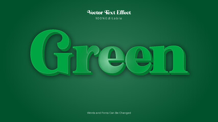 Sticker - Editable Green Text Effect Style Theme.