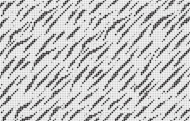 Aufkleber - Halftone stripe dot pattern texture. Abstract halftone background. Camouflage dot texture. Dotted vector illustration.