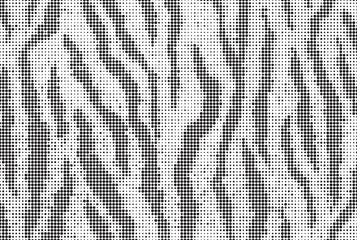Aufkleber - Halftone stripe dot pattern texture. Abstract halftone background. Camouflage dot texture. Dotted vector illustration.	