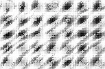 Aufkleber - Halftone stripe dot pattern texture. Abstract halftone background. Camouflage dot texture. Dotted vector illustration.
