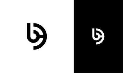 Fototapete - BH logo initial design concept