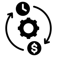 Aufkleber - Efficiency Glyph Icon