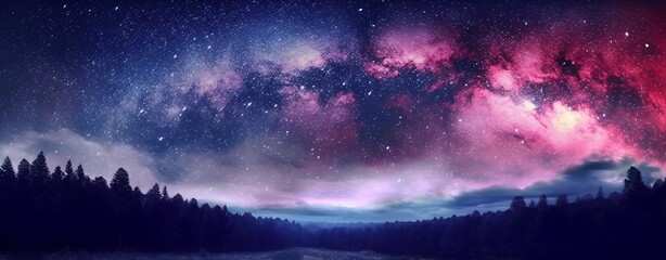 Night sky, generative AI