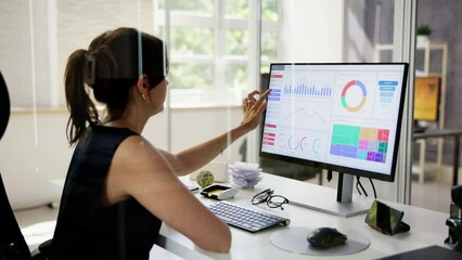 Aufkleber - Data Analyst Using Data Analytics KPI