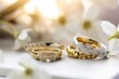 premium and designer ring jewel photography with shiny gemstone generative ai