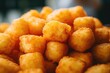 Towering Stack of Golden Chicken Nuggets