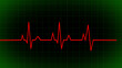 © MAMUN - heartbeat line icon. Pulse line, Pulse trace. ECG and Cardiac symbol. Emergency ecg monitoring. glowing neon heart pulse. Heart beat. Electrocardiogram. Health and Medical concept.