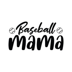 Sticker - Baseball Mama Svg, Funny Mama, Baseball Svg