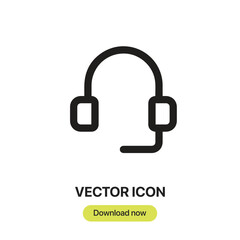 Poster - Customer icon vector. Linear-style sign for mobile concept and web design. Customer symbol illustration. Pixel vector graphics - Vector.	