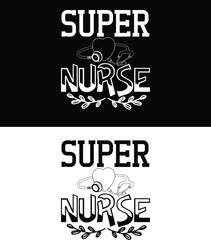 Wall Mural - Super Nurse-Nurse svg, Nurse Gift Superhero svg Nursing svg Nurse Life svg Medical Stethoscope SVG