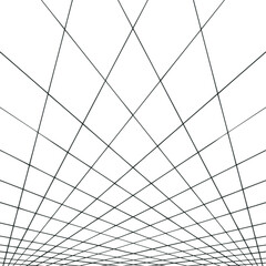 Wall Mural - dimensional lines perspective background