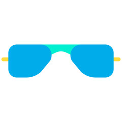 Wall Mural - Flat Sunglasses icon