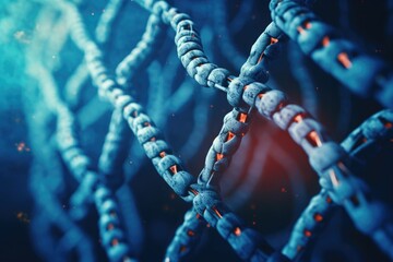 Poster - A close-up view of a chain link fence. This image can be used to depict security, boundaries, or urban environments.