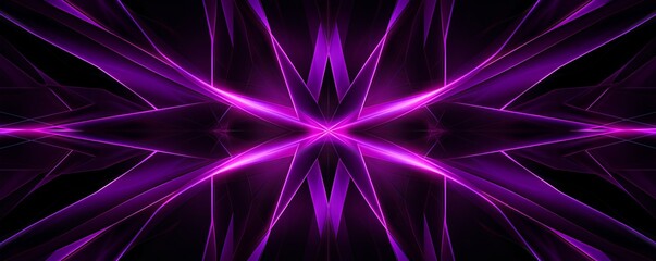 Wall Mural - symmetry abstract purple background stock vector image, in the style of light pink and dark black, linear geometry, sharp lines and edges, crossed colors, graphic design element future style concept