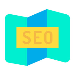 Poster - Flat Seo document icon