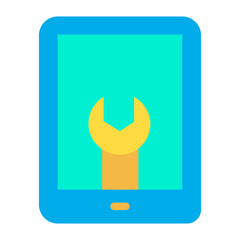 Sticker - Flat Tablet Service icon