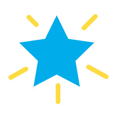 Poster - Flat Star icon