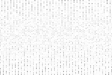 Wall Mural - Black and white halftone dotted pattern.