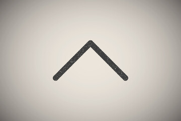 Poster - arrow, up, navigation icon vector illustration in stamp style