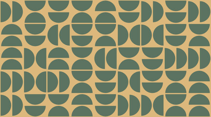 Poster - Geometry minimalistic bauhaus pattern. Vector abstract contemporary multicolored trendy texture