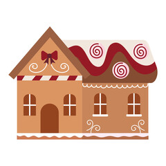 Poster - christmas house decoration