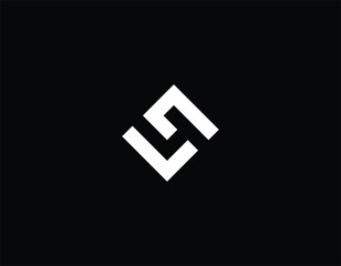 Poster - Set of number 4 minimal logo icon design template elements