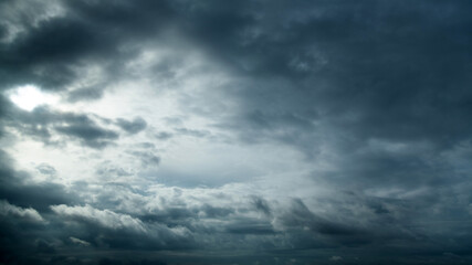 Wall Mural - background of gray clouds in the sky