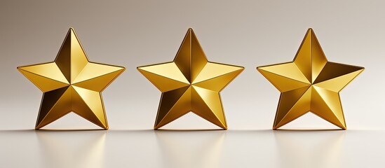 Wall Mural - Excellent a white background with a flat design ranking icon symbol and isolated concept for the best rating satisfaction and customer experience