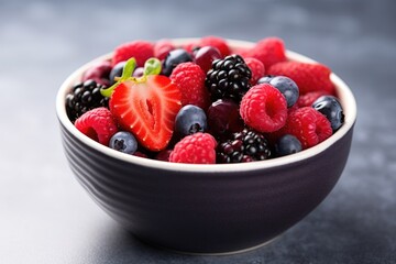 Sticker - a small bowl filled with berries