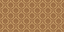 Vintage Western Classic Old Style Luxury Shape Pattern Vector Wallpaper Background 3